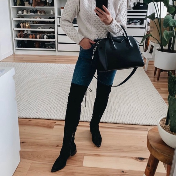 Marc Fisher Shoes - Marc Fisher Black suede over the knee boots